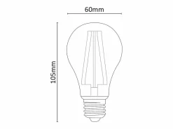 Alcapower - Bombilla LED E27 A60 de 15 W, 2500 lm, ángulo de 320°, clase energética C, Ø60 mm, luz instantánea, larga duración (4000 K) < Hot