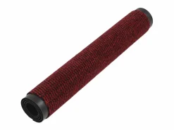 Alfombra de entrada rectangular de nudo 40x60 cm roja ES806505 <