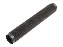 Alfombra de entrada rectangular de nudo 90x150 cm negra ES553409 < Clearance