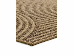Alfombra De Exterior | Alfombra exterior - geométrico efecto yute - natural - 120 x 170 cm - ACRA