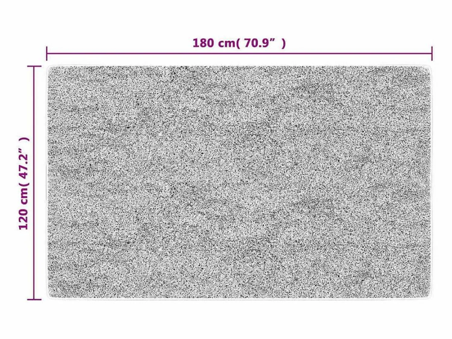 Alfombra antideslizante lavable 120x180 cm < Clearance