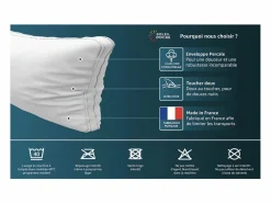 Almohada plano en algodón 160 cm NUAGE < Soleil d'ocre New