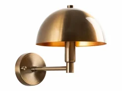 Aplique de pared con forma de seta en metal efecto latón - A. 29 x D. 20 cm - ELDO < OZAIA Discount