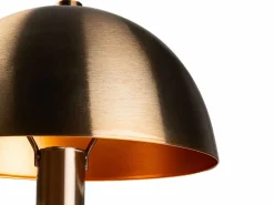 Aplique de pared con forma de seta en metal efecto latón - A. 29 x D. 20 cm - ELDO < OZAIA Discount