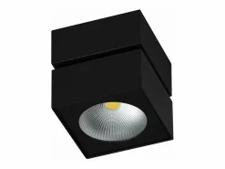 Aplique de pared cuadrado ajustable LED tricolor Rubyc de 14 W en color <