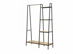 Armario abierto industrial con 1 estante inferior y 4 baldas - LEXIE < Calicosy Clearance