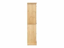 Armario Abierto, Vestidor * Armario Corona madera maciza de pino 55x38x170 cm ES547877 Marru00f3n