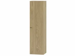 Armario de baño Columna alta 1 puerta Roble aceitado Marco < Best