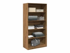 Armario Abierto, Vestidor * Armario de madera de ingeniería 30x50x200 cm ES171480 Blanco