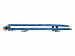 Helloshop26 Tapa De Inodoro * Asiento de inodoro con tapa de cierre suave MDF gotas de agua 02_0002934 Azul