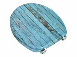Asiento de inodoro con tapa en MDF diseño de madera envejecida 02_0002884 < Helloshop26 Online