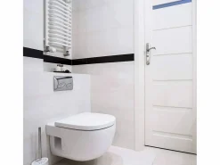 Asiento de inodoro en forma de D con cierre suave para baño familiar 19_0000736 < Helloshop26 Hot