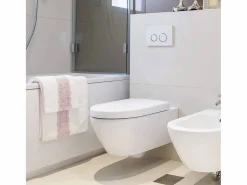 Asiento de inodoro en forma de D con cierre suave para baño familiar 19_0000736 < Helloshop26 Hot