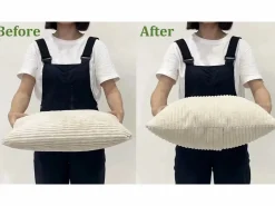 2/3 asientos en terciopelo de Teddy, sofá de comodidad correcta en madera maciza, loveseat con reposabrazos, 165x78x89cm, < DripeX Outlet