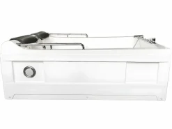 Bañera de hidromasaje blanca 175 X 132 cm Cromoterapia 14 jets - Fleur < ELITESHOPPING Best