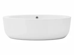 Bañera de pie ovalada blanca de 206 L, 185 x 91 x 58 cm, MARMATI < Shower & Design Sale
