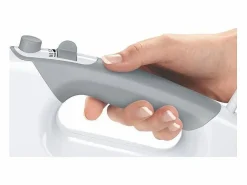 Batidora de mano de 450 W y 5 velocidades con varillas y 2 ganchos para amasar de acero inoxidable - Bol graduado con tapa - Bla < BOSCH Sale