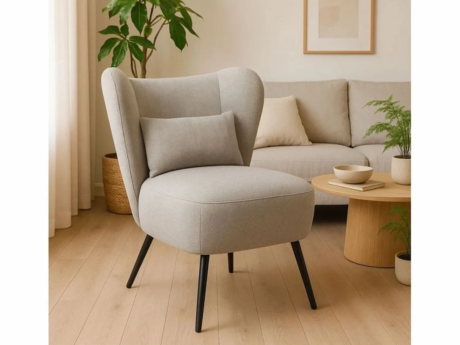 ADEC Sillón | Butaca Elle respaldo circular 76x73,5x78 cm