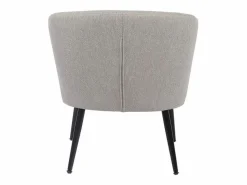 ADEC Sillón * Butaca Melrose respaldo circular 70x66x64 cm Gris