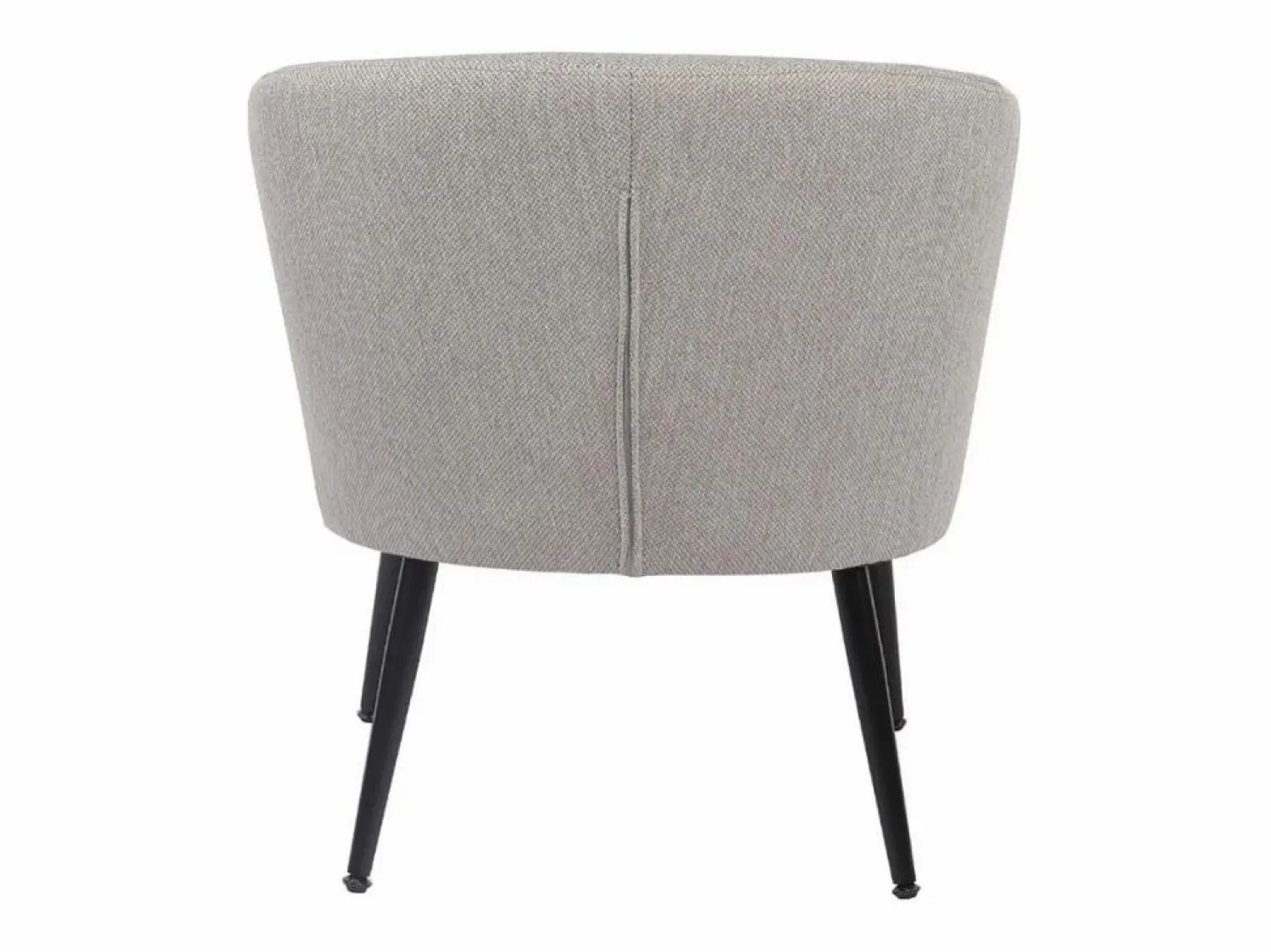 ADEC Sillón * Butaca Melrose respaldo circular 70x66x64 cm Gris