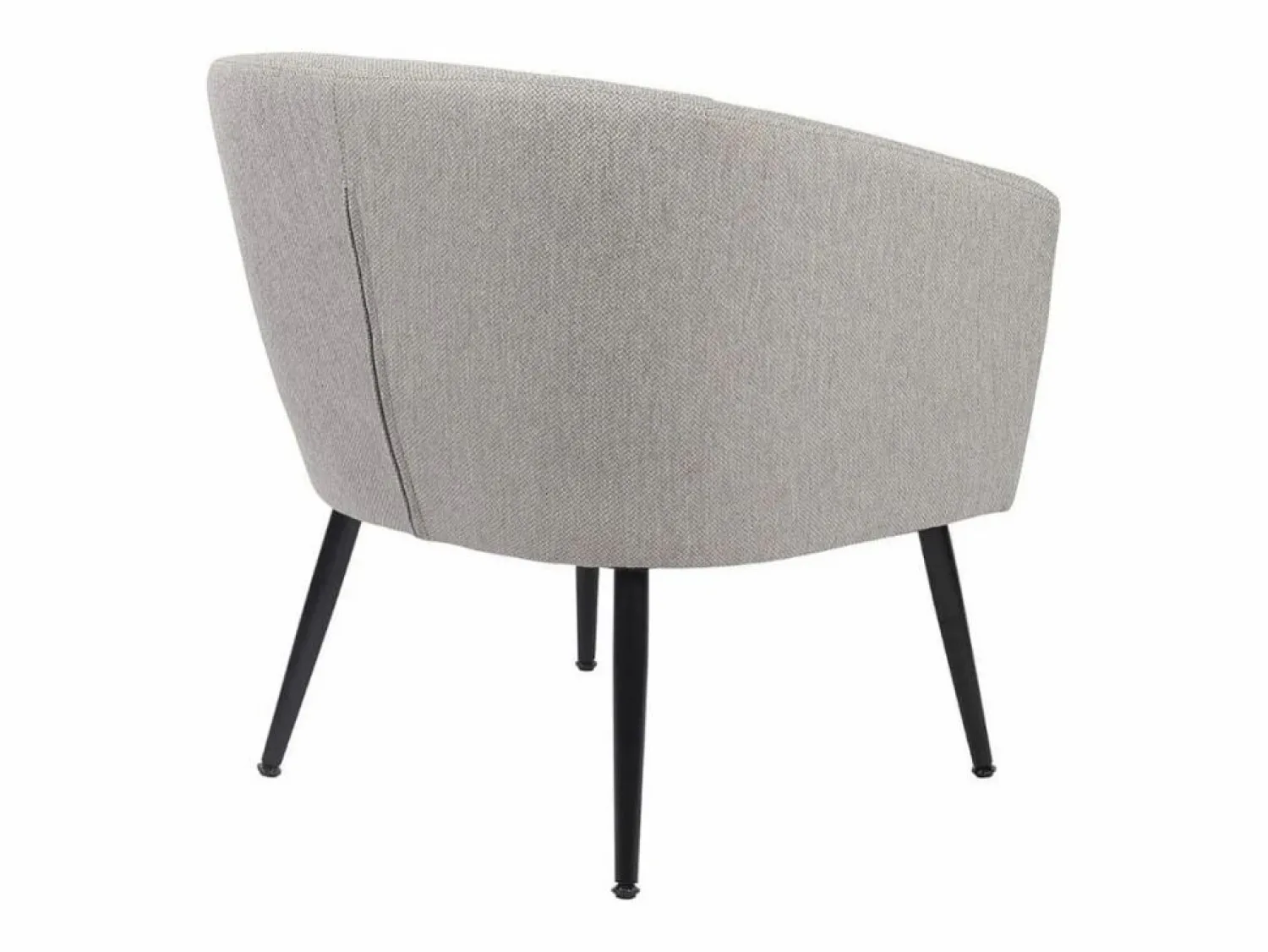 ADEC Sillón * Butaca Melrose respaldo circular 70x66x64 cm Gris