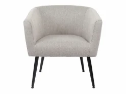 ADEC Sillón * Butaca Melrose respaldo circular 70x66x64 cm Gris