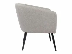 ADEC Sillón * Butaca Melrose respaldo circular 70x66x64 cm Gris