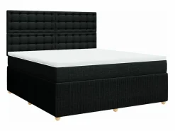 Cama box spring con colchón tela 180x200 cm < Clicnbuy Best