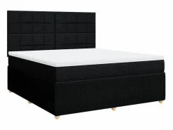 Cama box spring con colchón tela 180x200 cm < Clicnbuy Discount