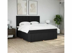 Cama box spring con colchón tela 180x200 cm < Clicnbuy Discount