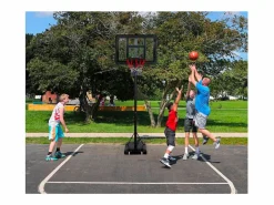 AHD Cesta De Baloncesto | Canasta de baloncesto portátil, profesional ajustable 250-305 cm NY