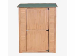 Caseta De Jardín * Casa armario para exteriores de madera para herramientas de jardín Smew Color natural claro