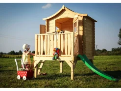 Casa de juegos para niños con tobogán - 1.1m² - M550A < Timbela Hot