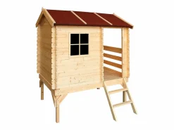 Casa de madera para niños - L182xL146xA205 cm/ 1.1m² - M501B < Timbela Hot