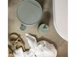 Accesorios De Wc * Cepillo de baño de gres y acero Verde