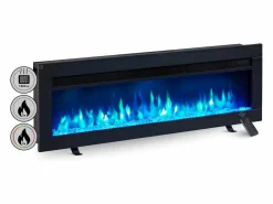 Chimenea eléctrica BALDERIA Agnes 40 - Chimenea de pie, de pared o empotrable - < Hot