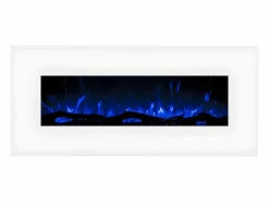 Chimenea eléctrica LALITA - Ancho 110 x Prof. 14 x Alt. 49 cm - < FLAMATECH New