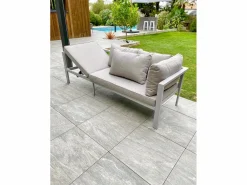 Conjunto de comedor de jardín 9 plazas de aluminio < Dcb Garden Outlet