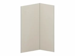 Conjunto 2 paneles de ducha de aluminio con perfiles - L90 x L120 x 210 cm - ITZIAR < Vente-unique Outlet