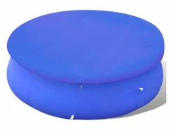 Accesorio Piscina * Cubierta para piscina sobre el suelo redonda 300 cm ES827668 Azul