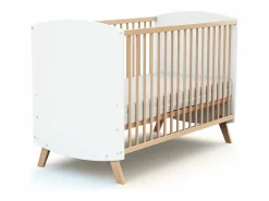 AT4 Mueble De Bebé | Cuna bebé madera - - 60 x 120 - 123 x 64 x 85 cm