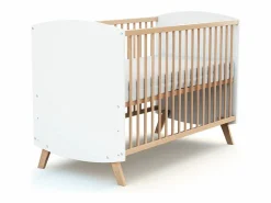 AT4 Mueble De Bebé | Cuna bebé madera - - 60 x 120 - 123 x 64 x 85 cm