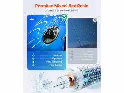 Recuperador De Agua | Desmineralizador de Agua SucceBuy para Lavado de Coche sin Manchas, Sistema de Agua Desionizada con Medidor TDS Integrado, Filtro Antimanchas, para Vehículos