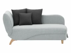 Diván (ángulo izquierdo) convertible de tela con cojines antracita PENELOPE < Vente-unique Sale