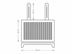 - Parrilla de acero inoxidable para barbacoa, todo tipo de asados, ABRÁSAME, tamaño grande- < Don Hierro Best
