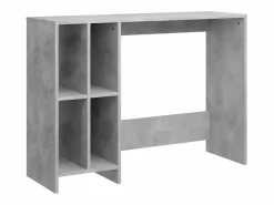 Clicnbuy Mesa De Ordenador * Escritorio notebook contrachapado hormigón 102,5x35x75 cm Gris