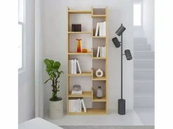 Calicosy Estantería * Estantería de Diseño 6 Niveles H162,4 cm - Klapo Beige