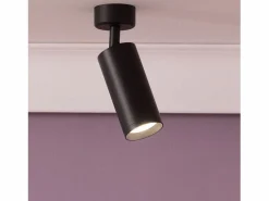 Foco Portalámparas Aluminio para Bombillas GU10 Cuarzo Negro < Ledkia Online