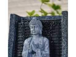 Zen Light Estatua | Fuente de Buda en la Meditación del Nirvana