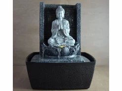 Zen Light Estatua | Fuente de Buda en la Meditación del Nirvana